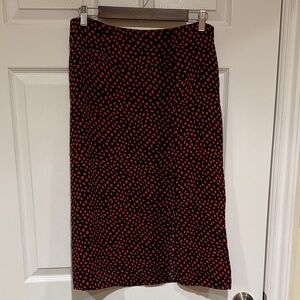 Black and Red Polka Dot Skirt